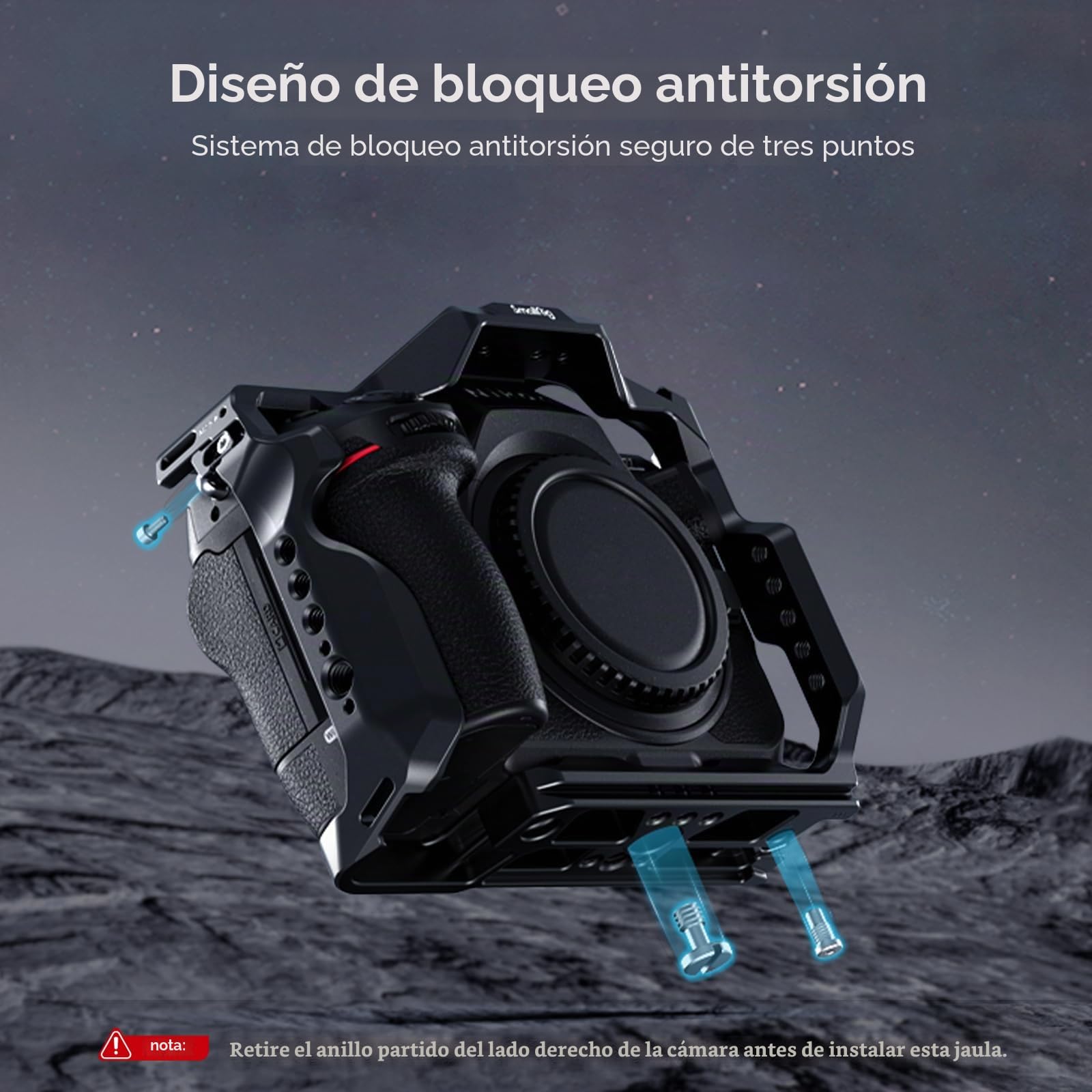 SMALLRIG Z 8 Jaula de Cámara para Nikon Z 8, Diseño Antitorsión, Cage Completa de Video Vlog de Aleación de Aluminio, con Placa de Liberación Rápida para Arca-Swiss - 3940