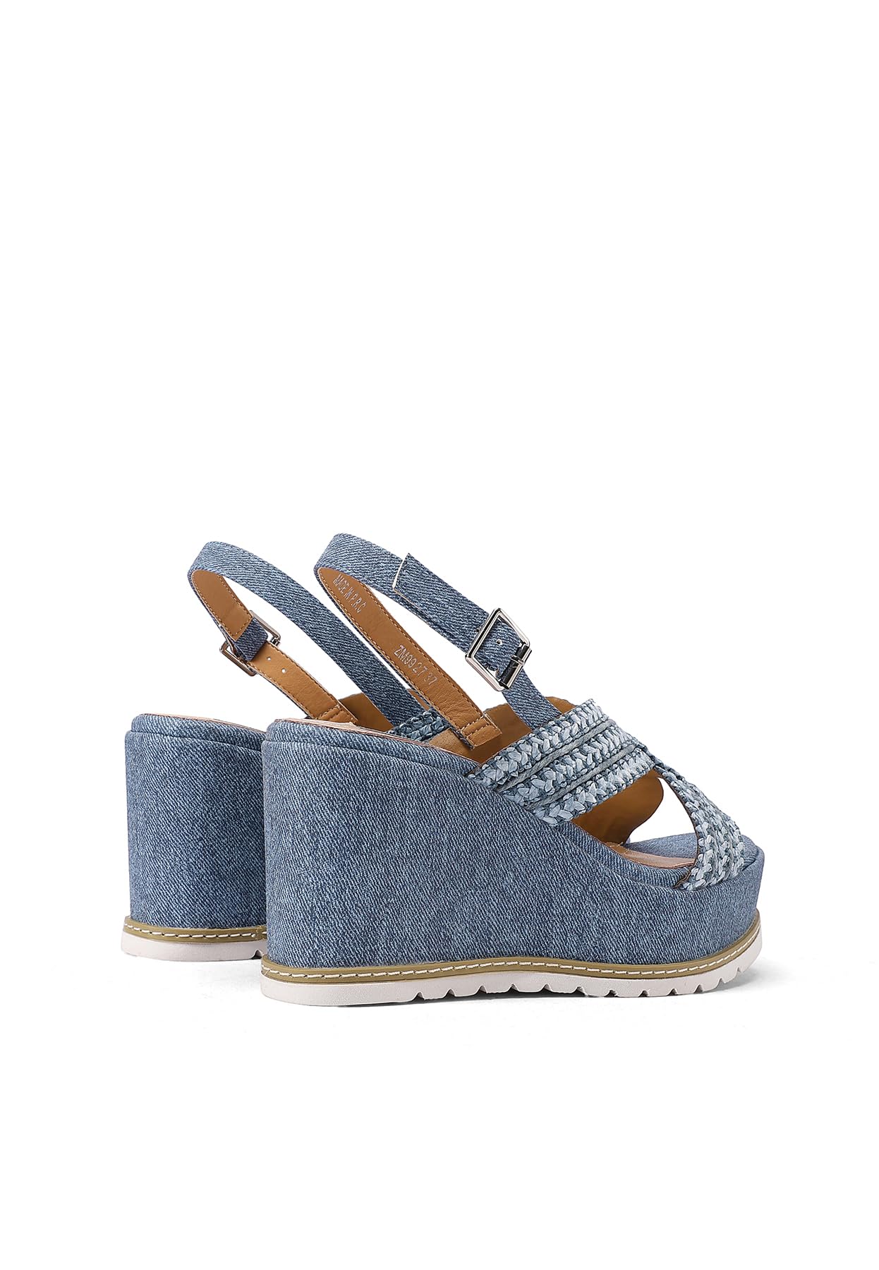 QUEEN HELENA Zeppe con Tacco Alto Sandali Alti con Plateau Casual Donna ZM9927