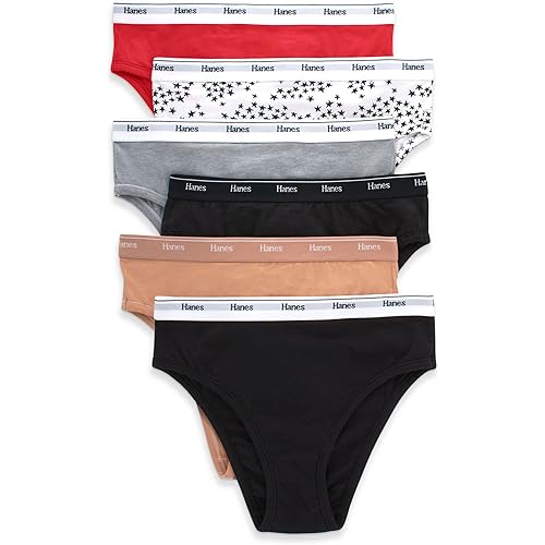 Hanes Womens Originals Hi-leg Panties
