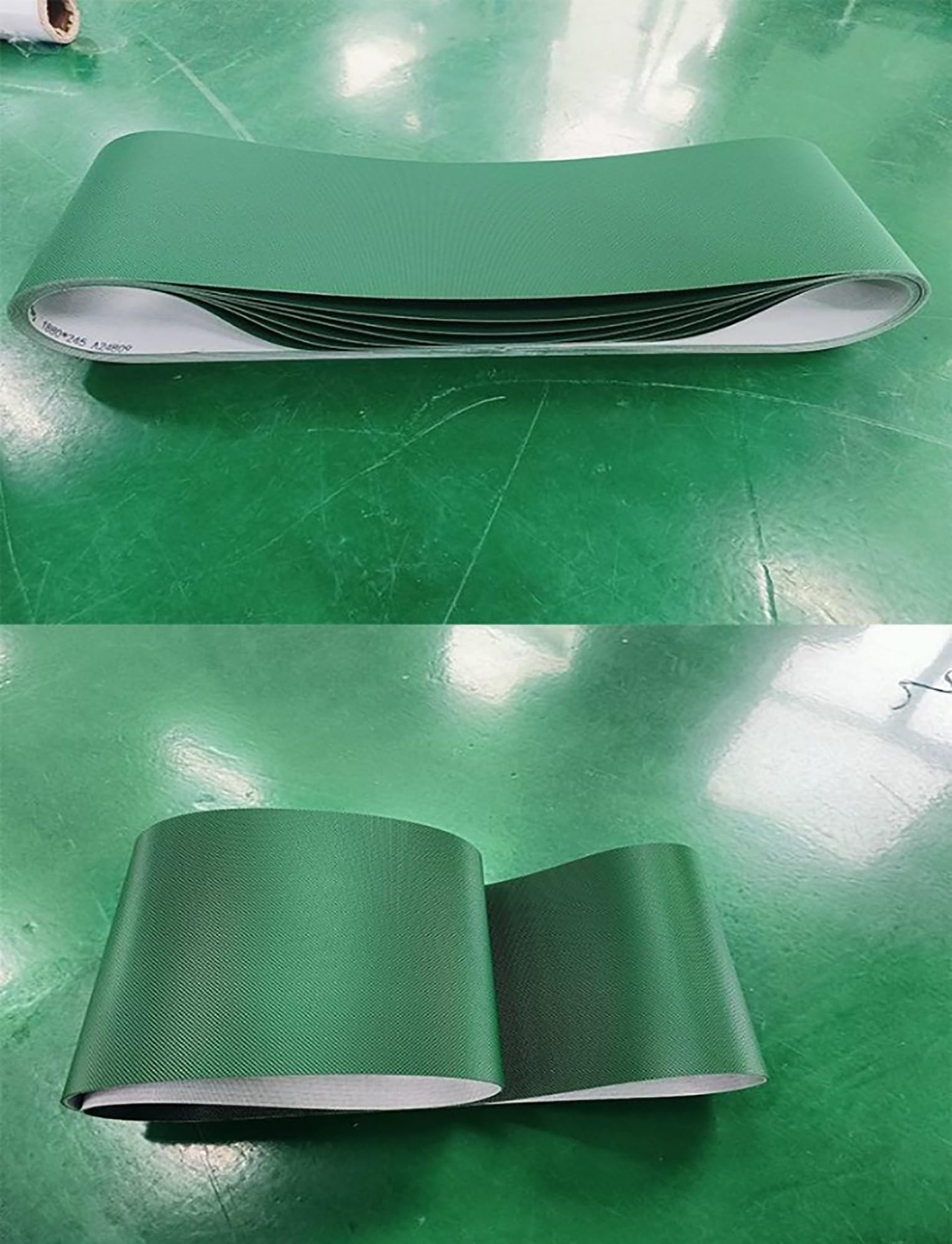 Nastro trasportatore industriale in PVC per un trasporto efficiente nelle linee di produzione e nelle soluzioni di imballaggio Sistema versatile di movimentazione dei materiali per fabbriche e