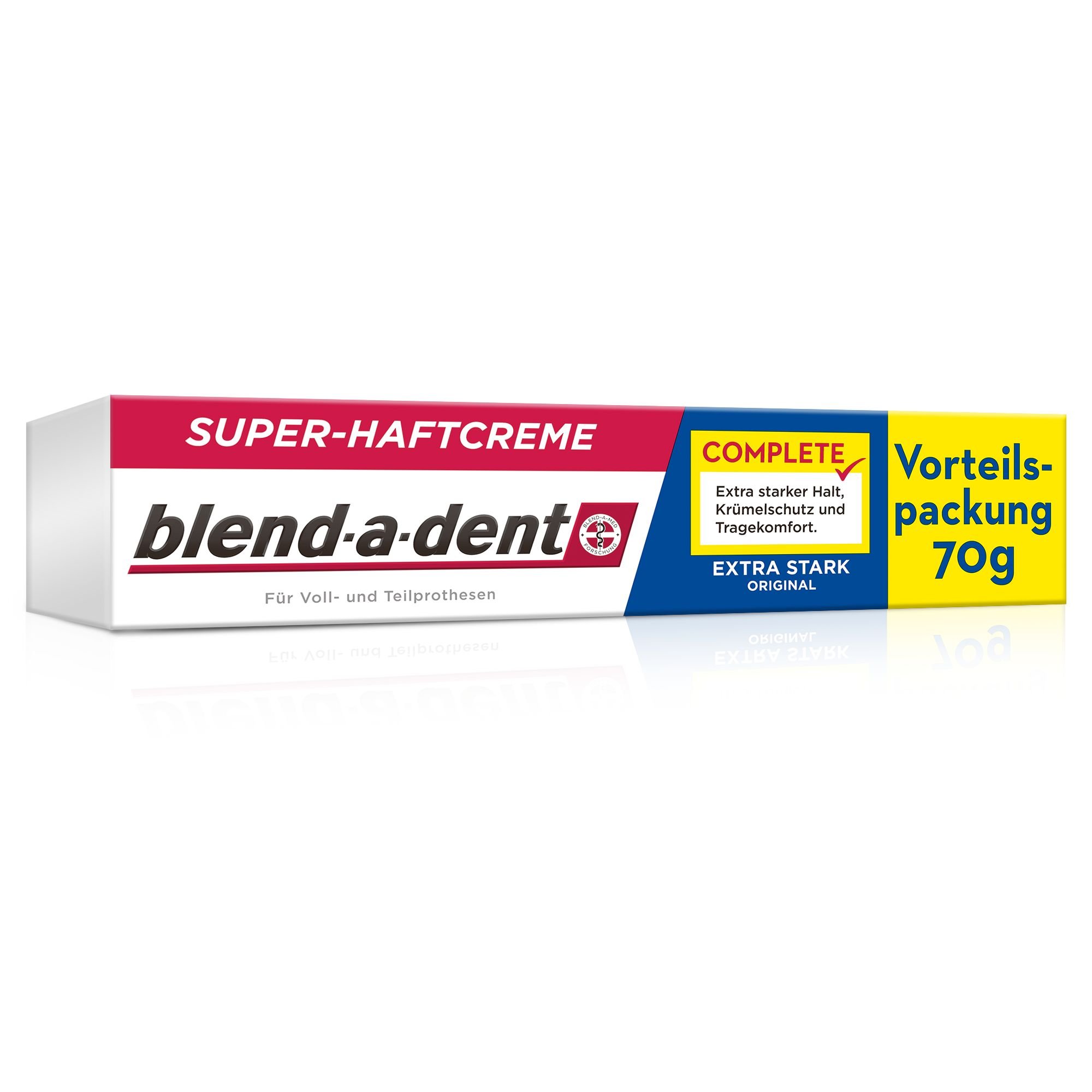Blend-a-dent Complete Original Lot de 3 tubes de crème adhésive 3 x 70 g