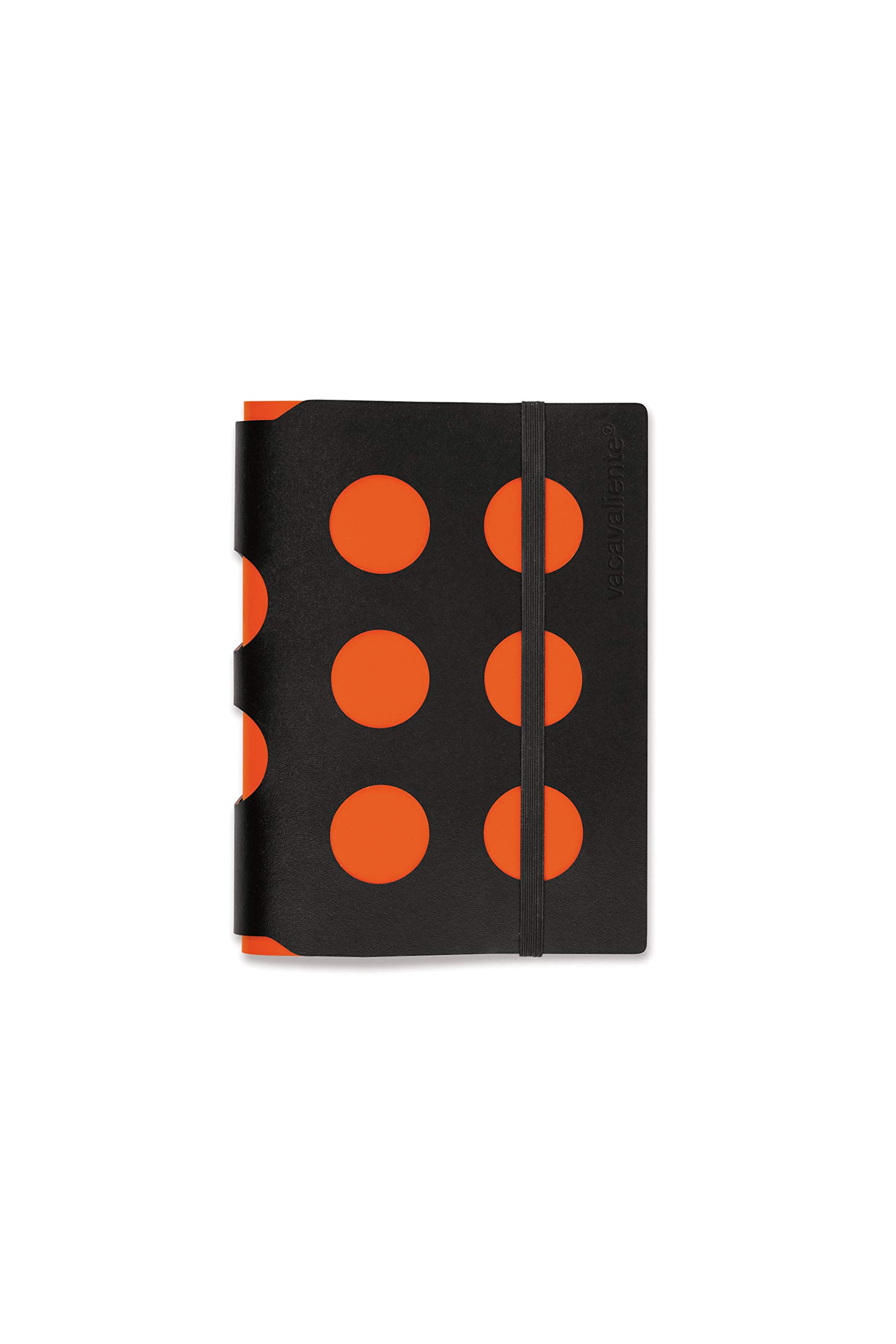 Vacavaliente Recycled Leather Notebook - Orange