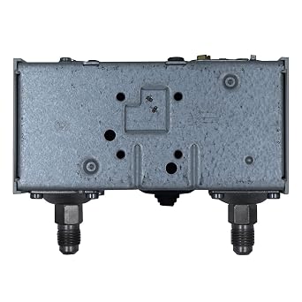 (Pack of 3) Dual Auto Air Oil Pressure Switch (Range: -2.9 to 108.8 PSI, Power Supply: AC-16 A, 400 V, DC-12 W, 220 V, Connection Size: 1/4BSP, SPDT) for Industry Applications - Model: KP15