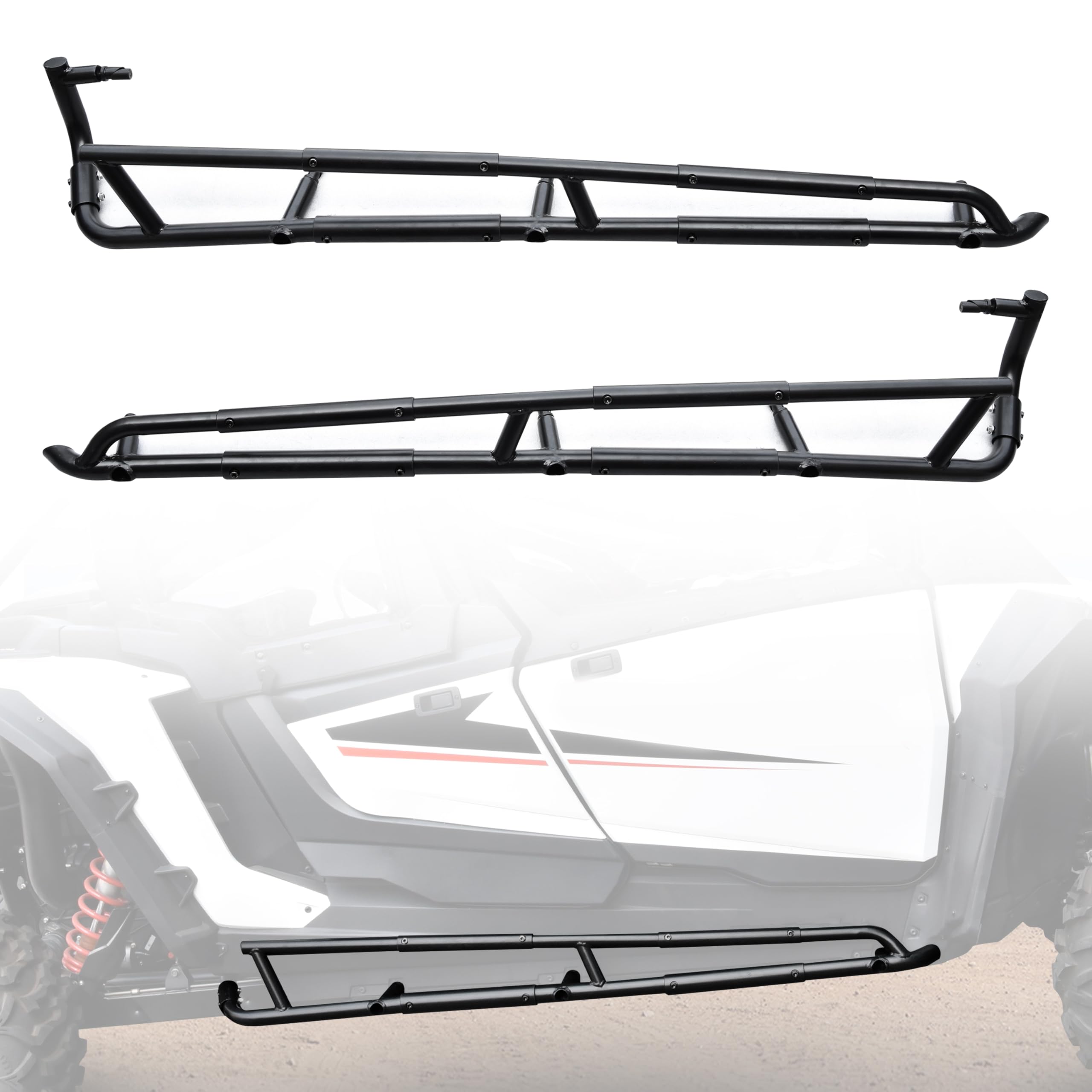 Parachoques lateral combinado RZR XP 4 1000 evita daños carrocería 8