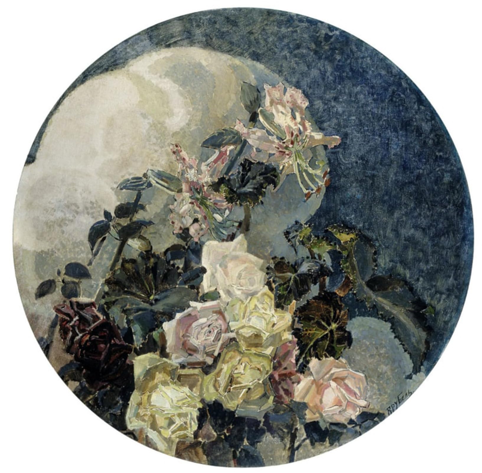 Affiche Roses et Lys Mikhail Vrubel Impression Toile 60x90cm - 5