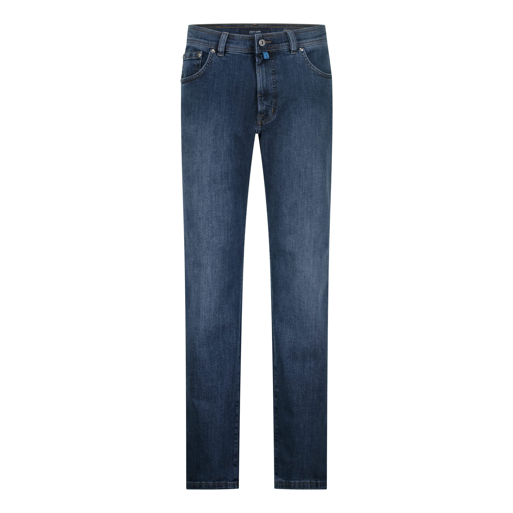 Pierre Cardin Herren Jeans Dijon | Männer Hose | Comfort Fit | Dark Blue Used Washed