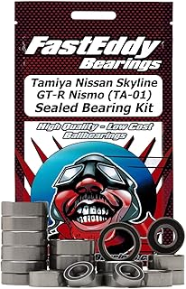 FastEddy Bearings Compatible with Tamiya Nissan Skyline GT-R Nismo (TA-01) Sealed Bearing Kit