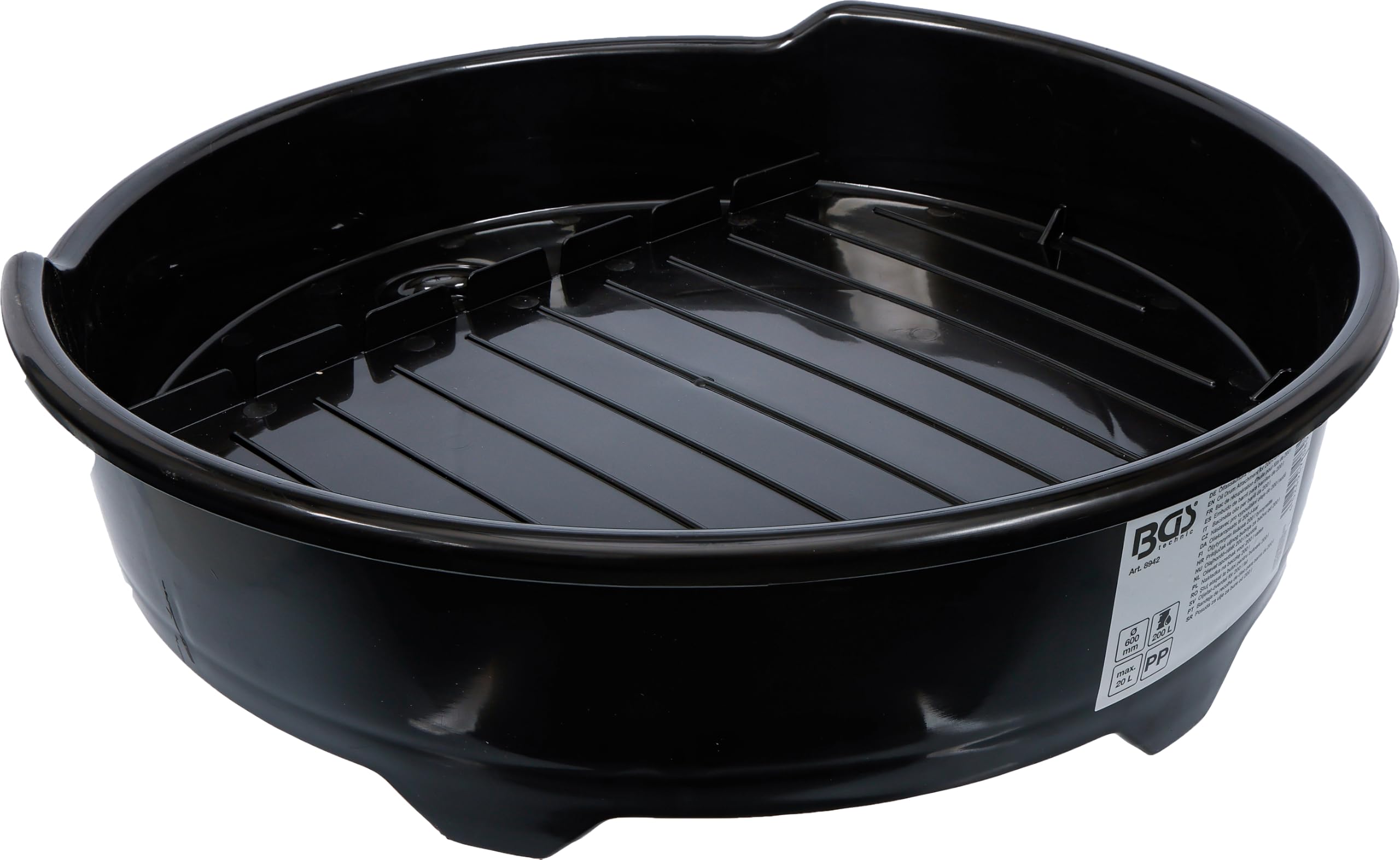 BGS 8942 | Bac de récupération d’huile pour fûts de 200 l | 20 l