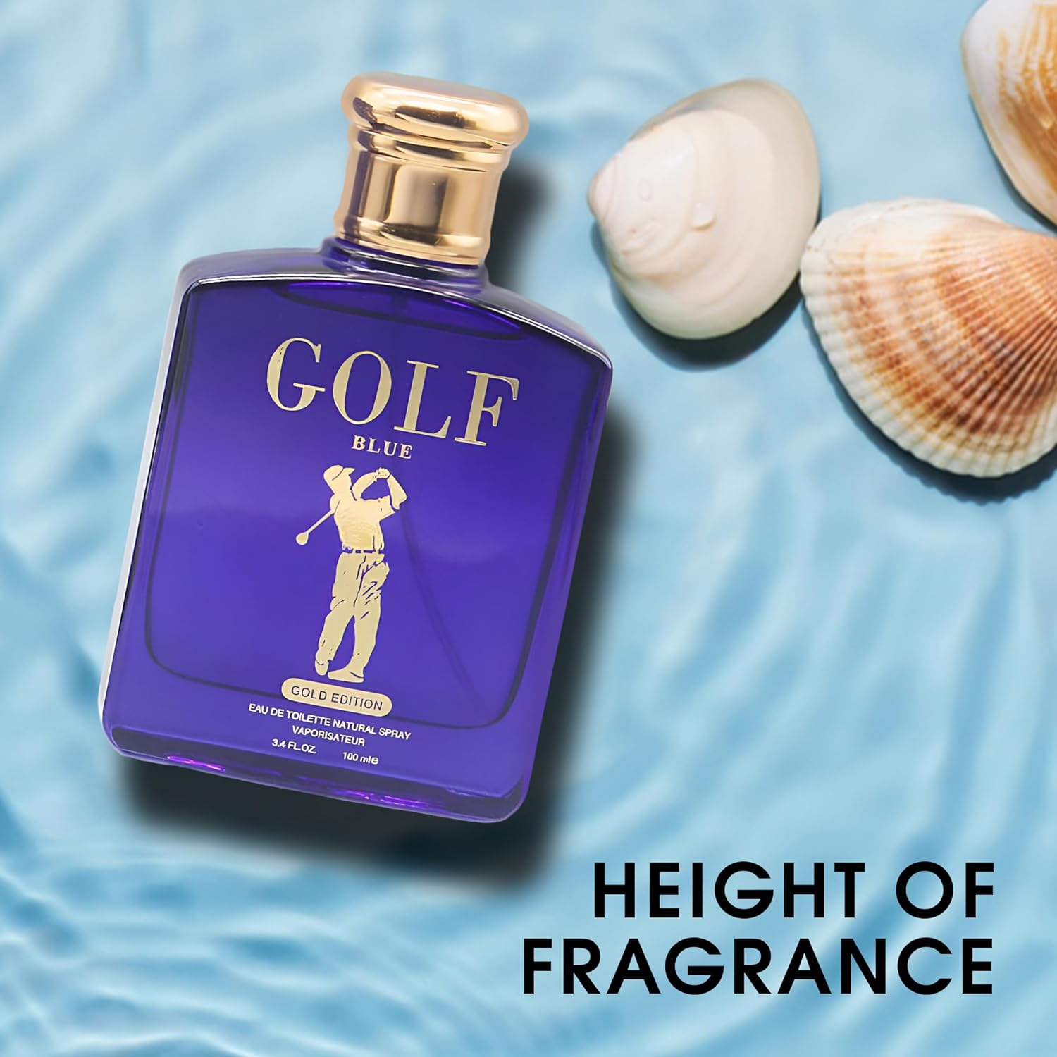 A CENTER Men's Cologne Gift Set 4 Pack(Golf Blue,Golft Limited Red,Player Green,Player Red)- 3.4 Fl Oz Each | Vanilla Floral & Woody & Amber Floral Fragrance | Luxury Eau de Toilette