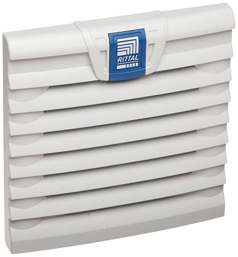 Rittal 3237200 TopTherm - Filtro de salida de ventilador ABS gris claro, 5-5364 pulgadas de ancho x 5-2132 pulgadas de alto x 58 pulgadas de