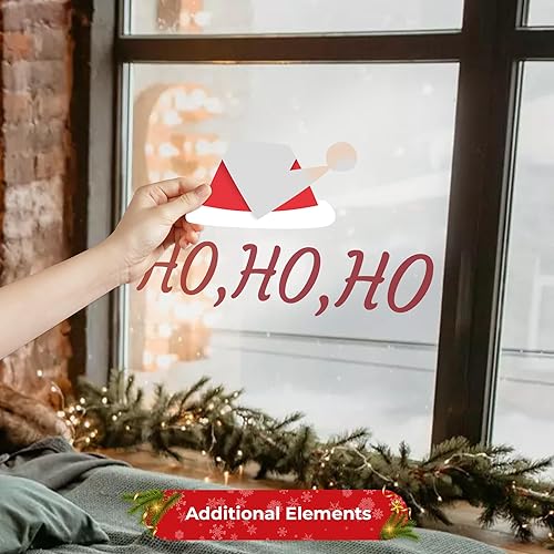 Miniatura 2 de Crea tu propio texto de Navidad para decoraciones de Navidad en interiores  Calcomanía de decoración de Navidad del Grinch  Decoración navideña para