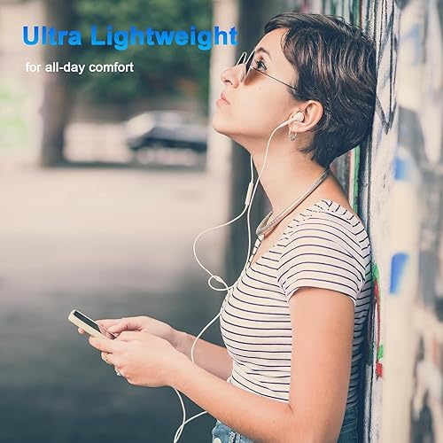 Miniatura 7 de Paquete de 2 auriculares con cable para iPhone, con certificación MFi, micrófono integrado y control de volumen, auriculares de reducción de Nosie