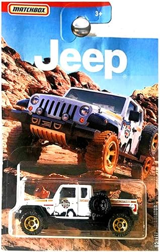 Matchbox Jeep Series Walmart Exclusive Jeep Gladiator Pickup Truck Blanco