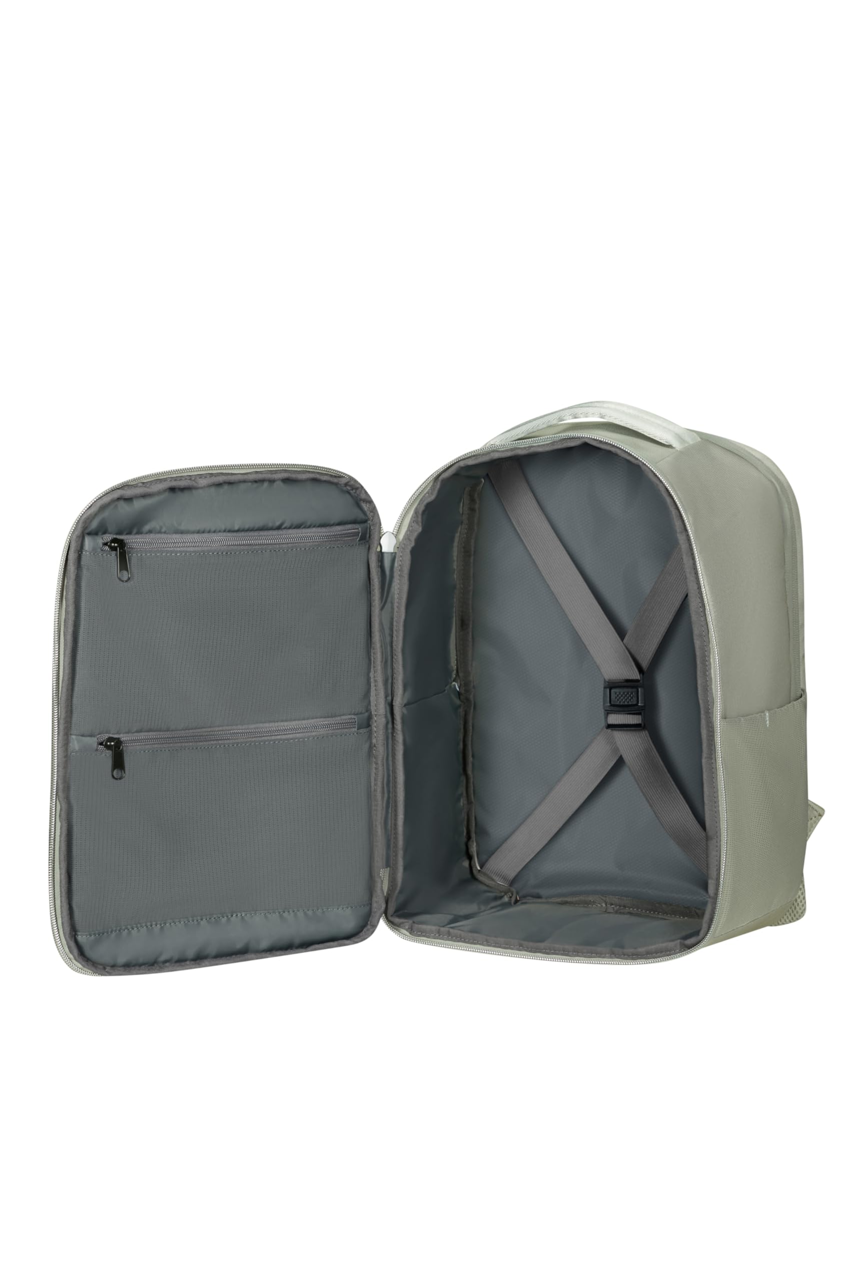 Samsonite Guardit Classy 2.0, Damski Plecak Kabinowy, 40 x 30 x 20 cm, Underseat Bagaz Podreczny do Ryanair, Wizz Air & Vueling, Kieszen na Laptopa 15.6", Zielony (Dry Sage)