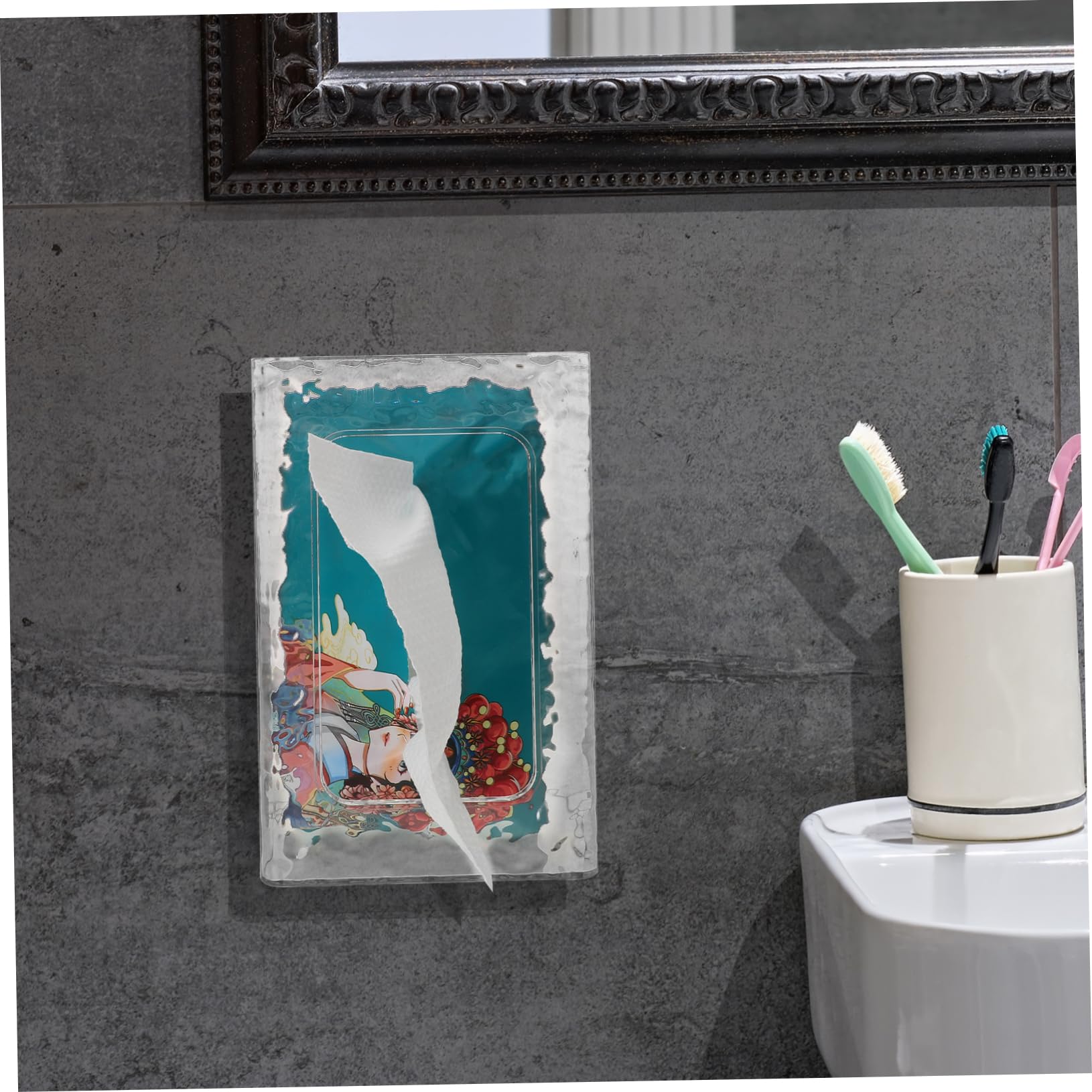 STOBAZA 3er-Box Taschentuchbox Für Die Wand Papiertuchspender Tissue-etui Zur Wandmontage Etui Für Feuchttücher Badezimmer Serviettenhalter Papierhandtuchhalter Zur Wandmontage Plastik