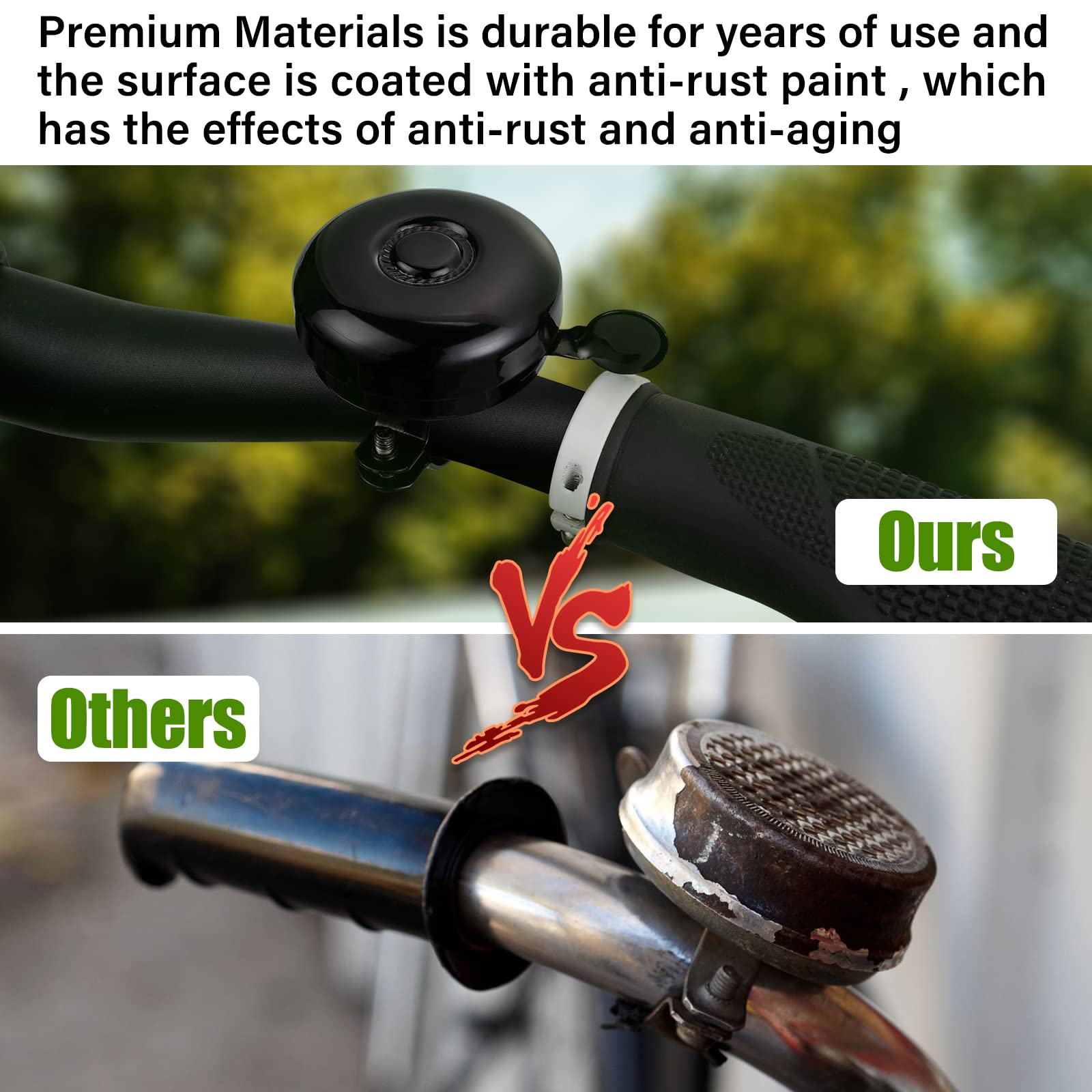 Lot De 2 Sonnettes De Vélo Avec Boussole - Bleu Et Jaune - Sport