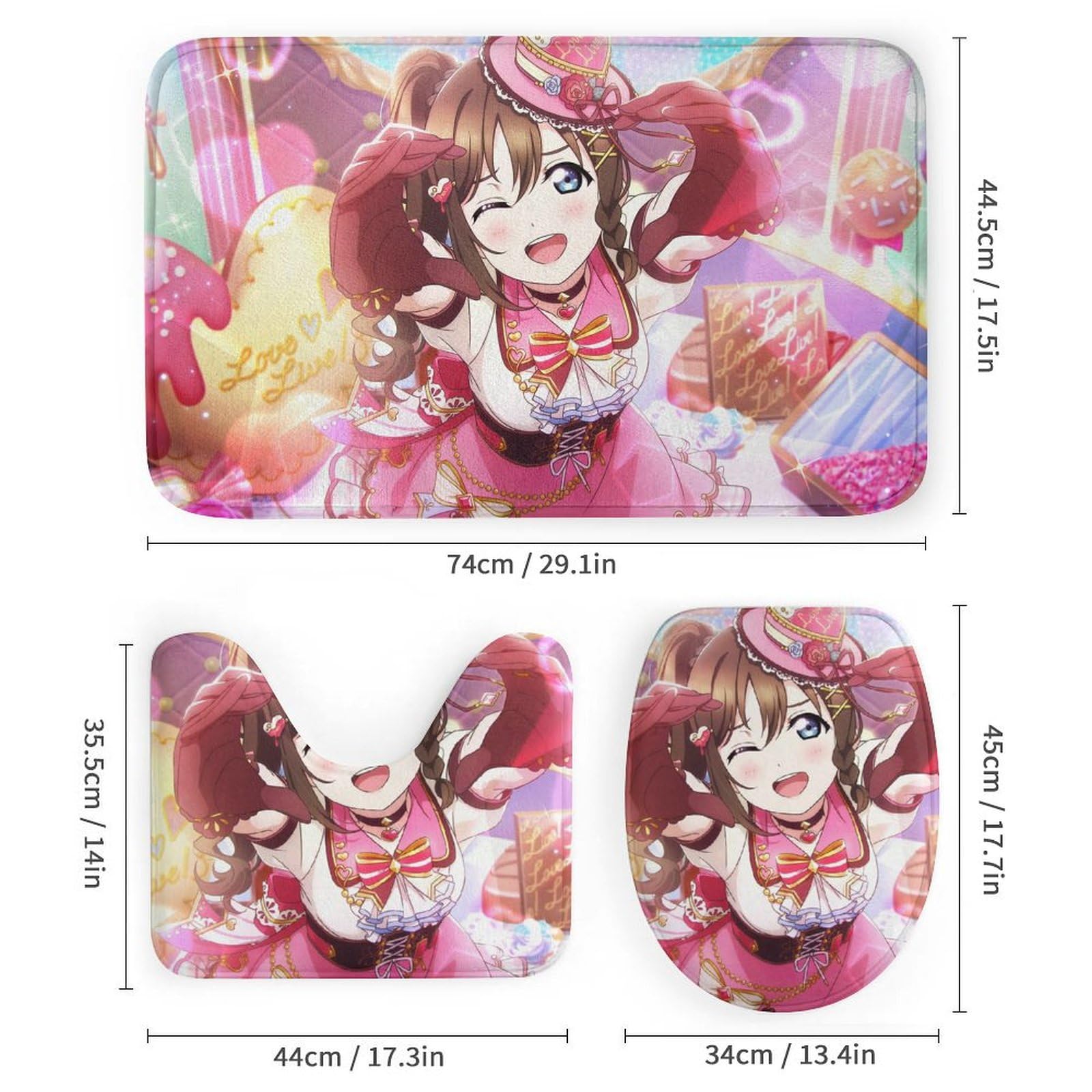マ*ー様 シークレット　バスタオル　桜坂しずく ラブライブ! ラブライブ！虹ヶ咲学園スクールアイドル同好会』空想世界旅行