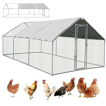 Amazon | Dtyubfg 鶏小屋 大型 - 鶏小屋 屋外 - 紫外線防止