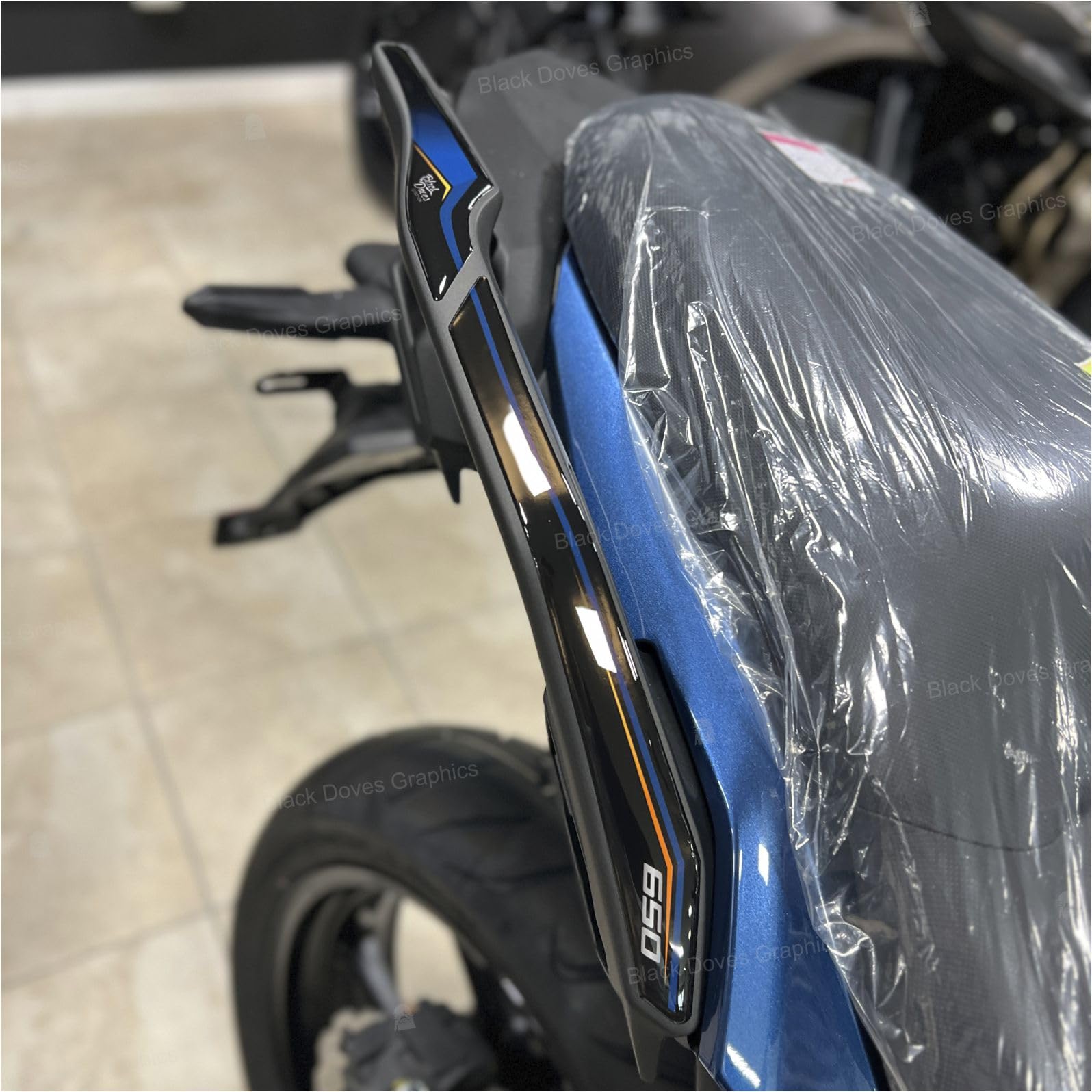 Protection poignées résine 3D haut de gamme compatible Kawasaki Versys 650 2026 BU1 Italie