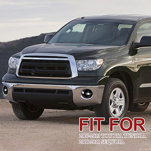 Miniatura 8 de BUNKER INDUST Faros antiniebla LED para Toyota Tundra 2007-2013/Sequoia 2008-2011, lente transparente OEM, kit de lámpara antiniebla con adaptador