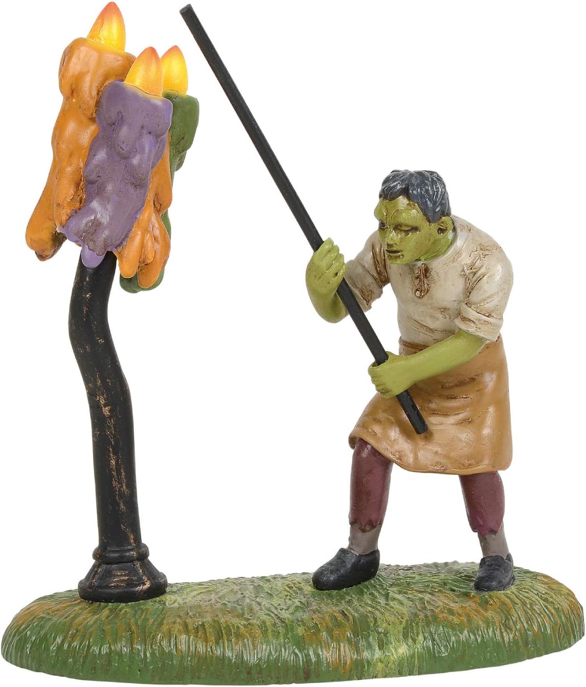 Department 56 Snow Village Halloween Accessories Lighting Wicked Waxes Lit Figurine, 3.375 inch, Multicolor