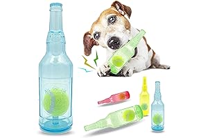 Zentric shop Bottle Toys for Dogs Small Blue Squeak Tennis Balls for Dogs