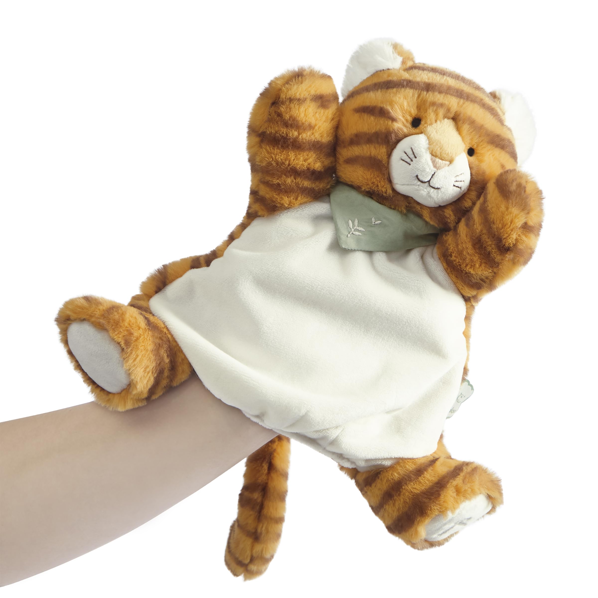 Kaloo - Les Amis - Papaye The Tiger Puppet Comforter for Babies - 24 cm - Ultra-Soft Material - 0 Months +, K224005 - Image 2