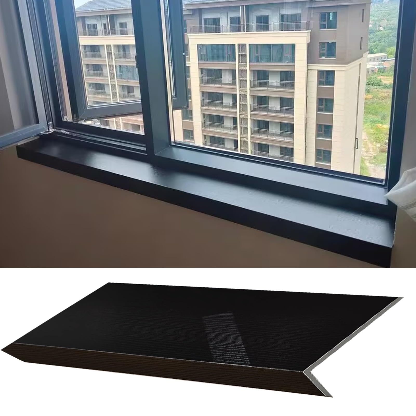 Cubierta para alféizar de ventana que protege tus escaleras exteriores del invierno