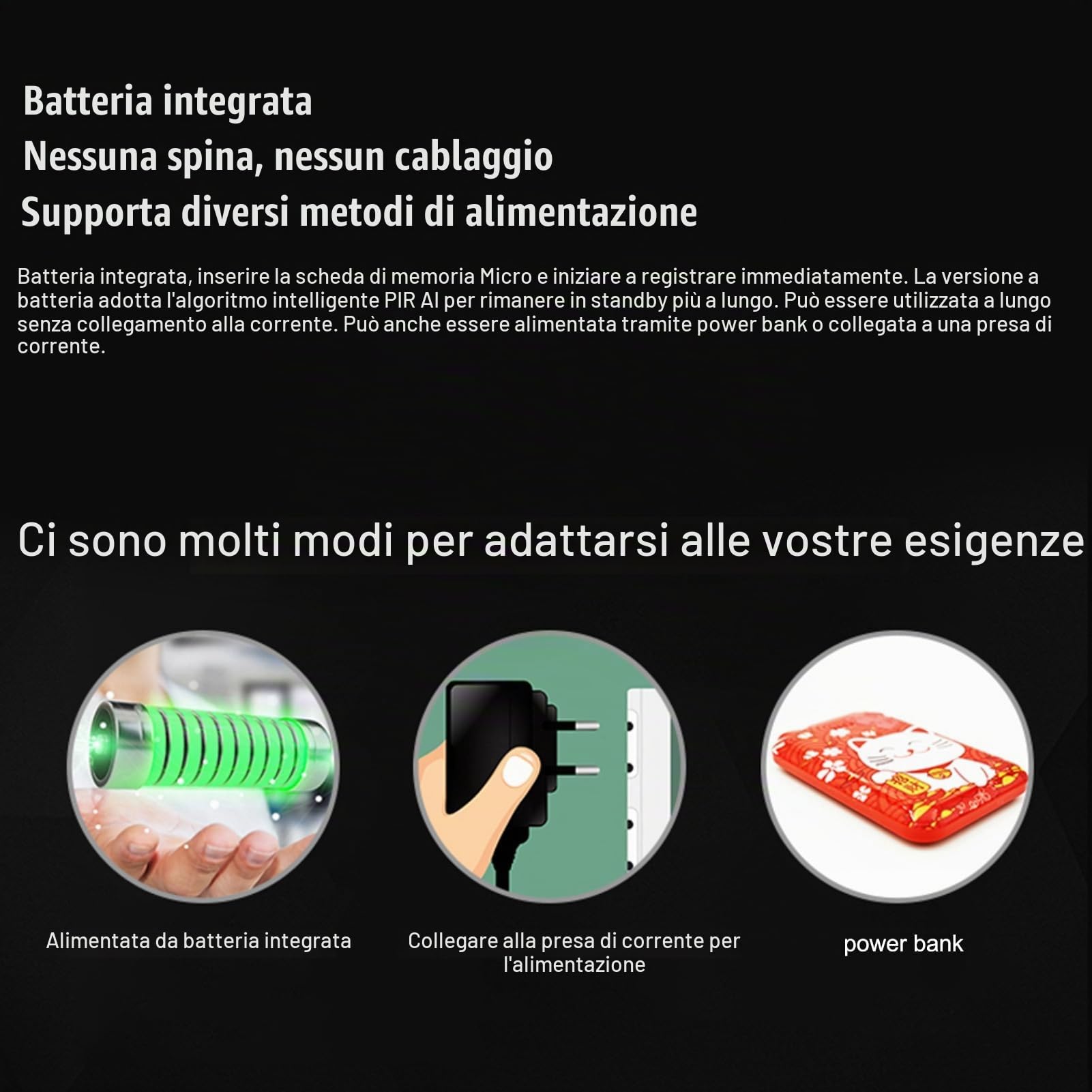 Telecamera di Sicurezza per Interni Wireless con AppMini WiFi Camera 1080P Full HD Wireless Security Smart Camera con Rilevamento del Movimento Dell'app per Telefoni Cellulari per