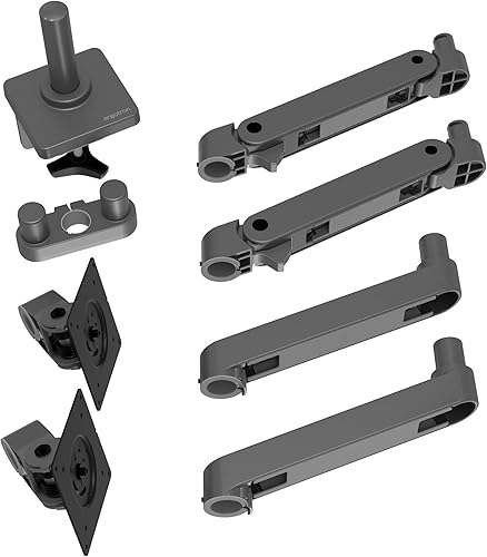 Miniatura 9 de Ergotron Brazo de monitor dual LX Pro Premium actualizado, soporte de escritorio VESA - para 2 monitores de hasta 27 pulgadas, 4 a 20 libras cada