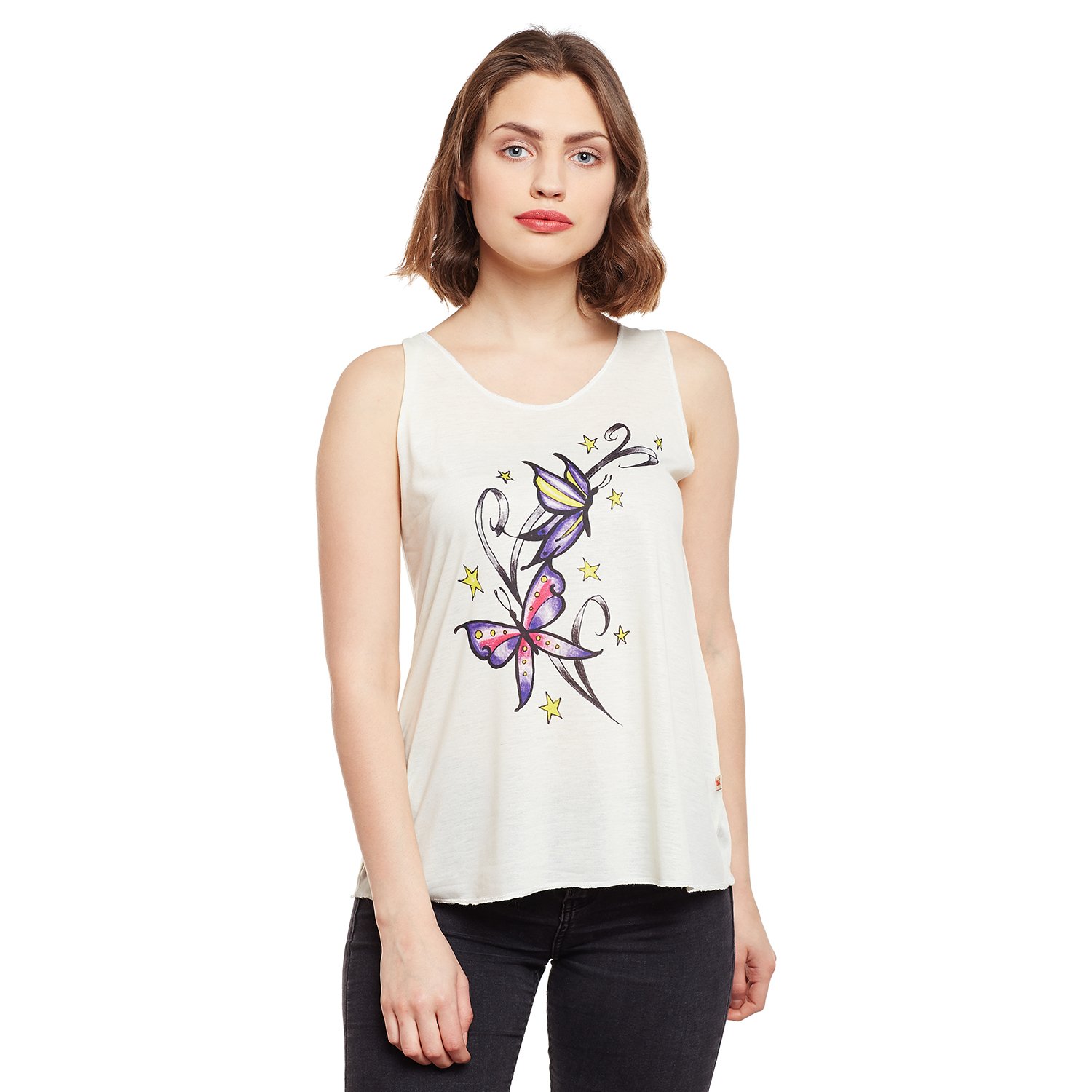 Regular Fit Women Tank Tops Pack of 1-MACK57813