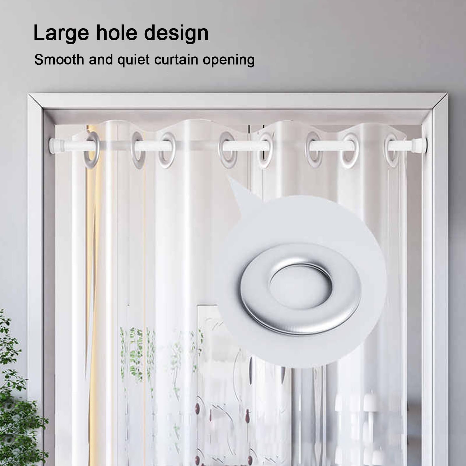 Raumteiler-Vorhänge mit Teleskopstange, EVA-Kunststoff, winddichter Vorhang für Terrasse, Küche, wärmeisoliert, Tür-Alternativen, Wand-zu-Wand, Sichtschutz-Trennwand (180 x 190 cm)