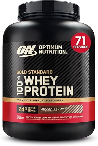 Vista 203 de Optimum Nutrition Estándar dorado 100% Proteína de Suero de Leche en Polvo, Pie de lima, 1.8 Libra