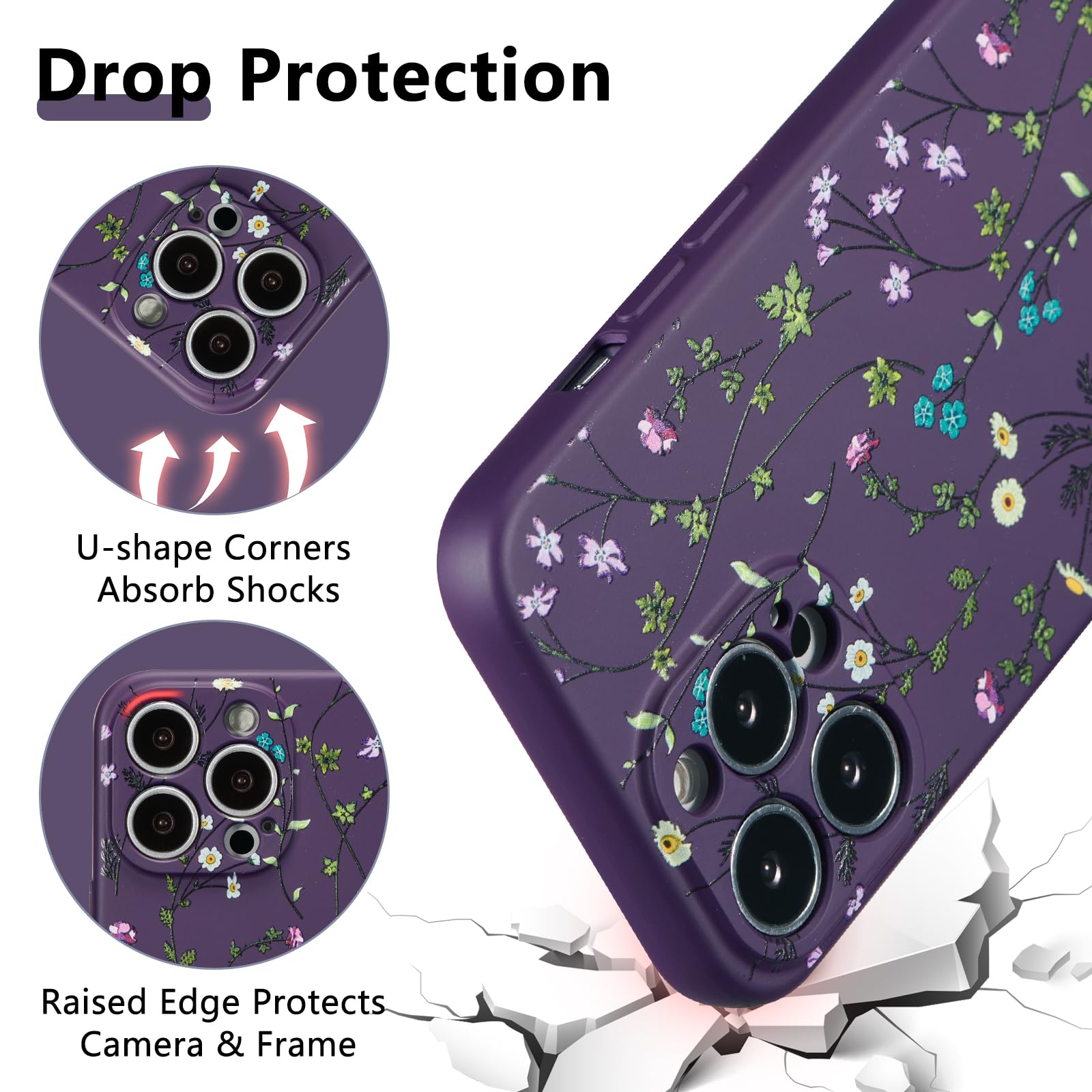 RALEAVO Flower Case for iPhone 13 Pro - Image 3