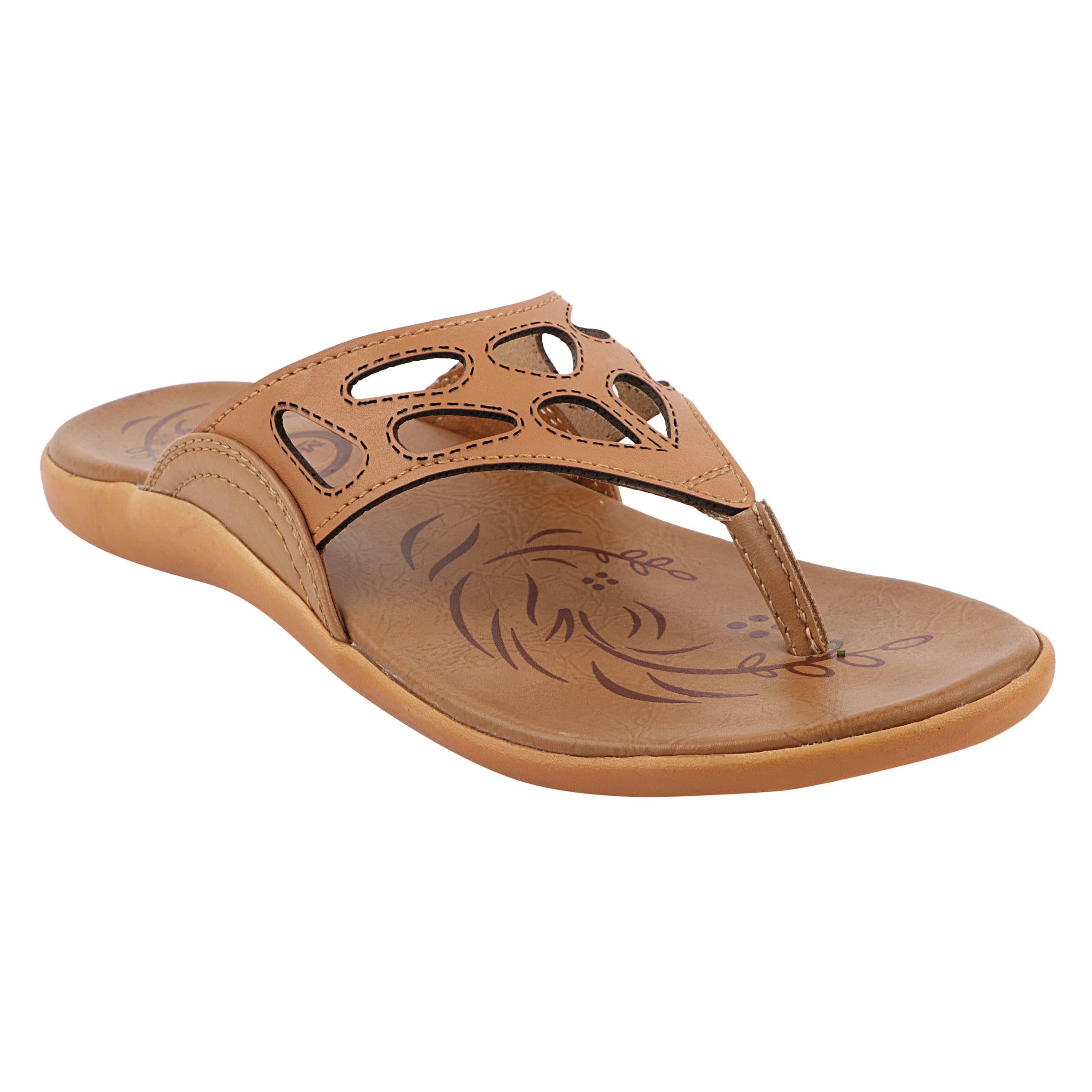 Medifeet Fashion Sandals || Slip-On Sandals || Flat Sandals || Cushion & Coomfortable Sandals For Womens (BEIGE, 5) (B0D73QHP5J) Amazon Price History, Amazon Price Tracker