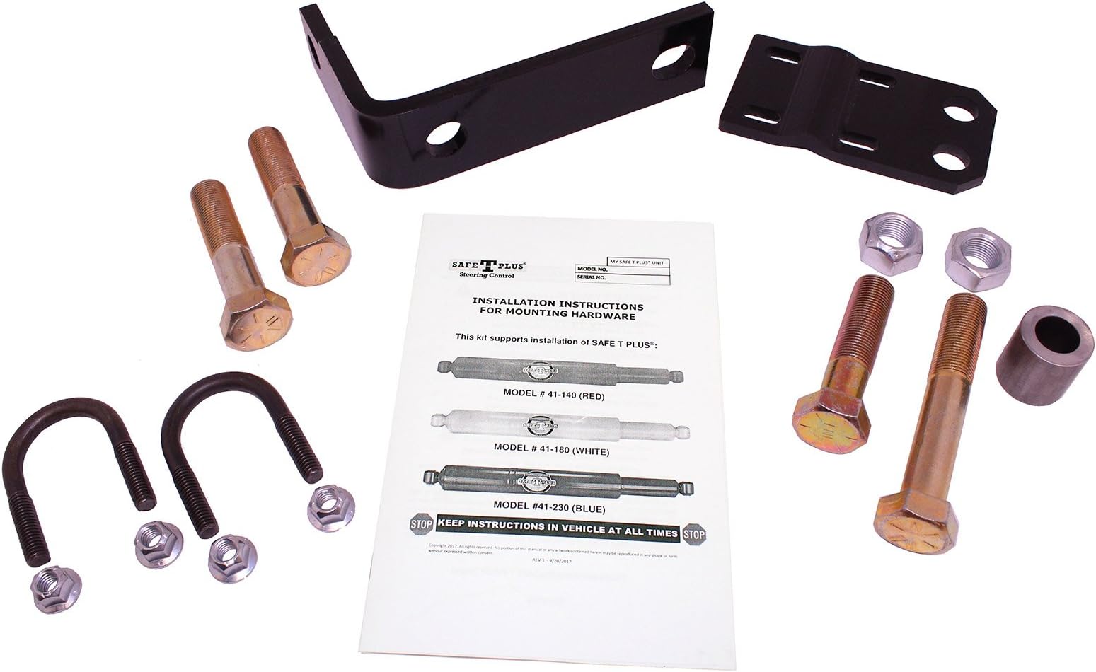 SafeTPlus RV Steering Stabilizer Mounting Kit (Model F