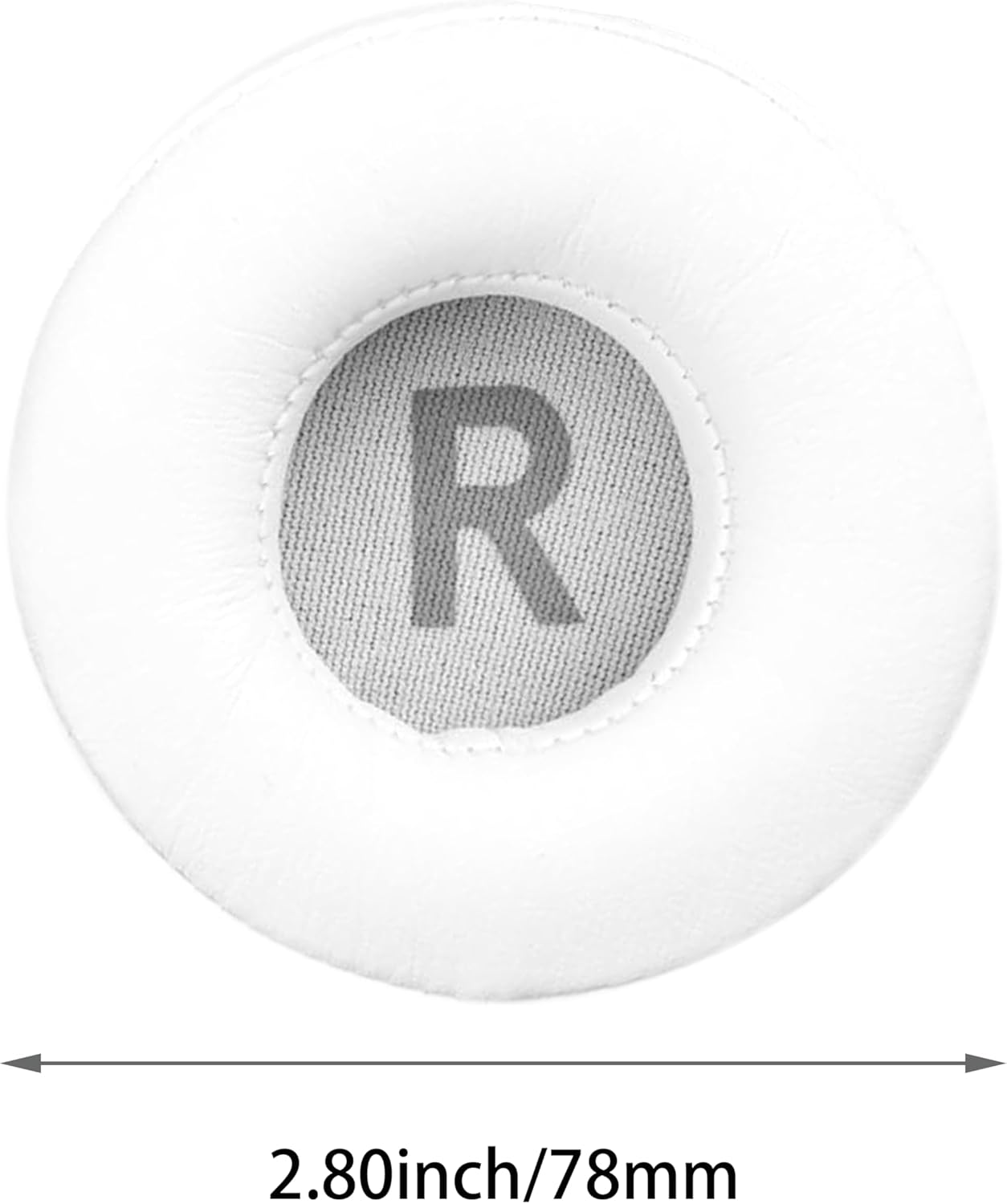 Replacement Ear Pads Compatible with Sony WH-CH500/CH510/CH520 MDR-ZX100/ZX110/ZX110NC/ZX220 Headphones, Akkiv Replacement Ear Pads Made of Protein Leather and Memory Foam (White) - Image 3