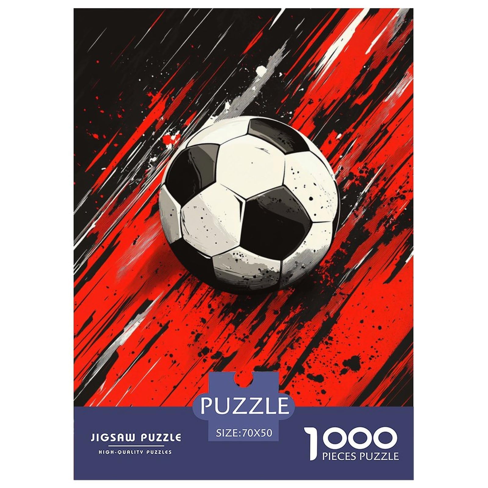 Puzzles Football 1000 Piece Challenge Toy for Adults,Vibrant - Colored Impossible Jigsaw Puzzle 1000 Piece Educational Game for Adults Or Families 70x50cm/1000pcs