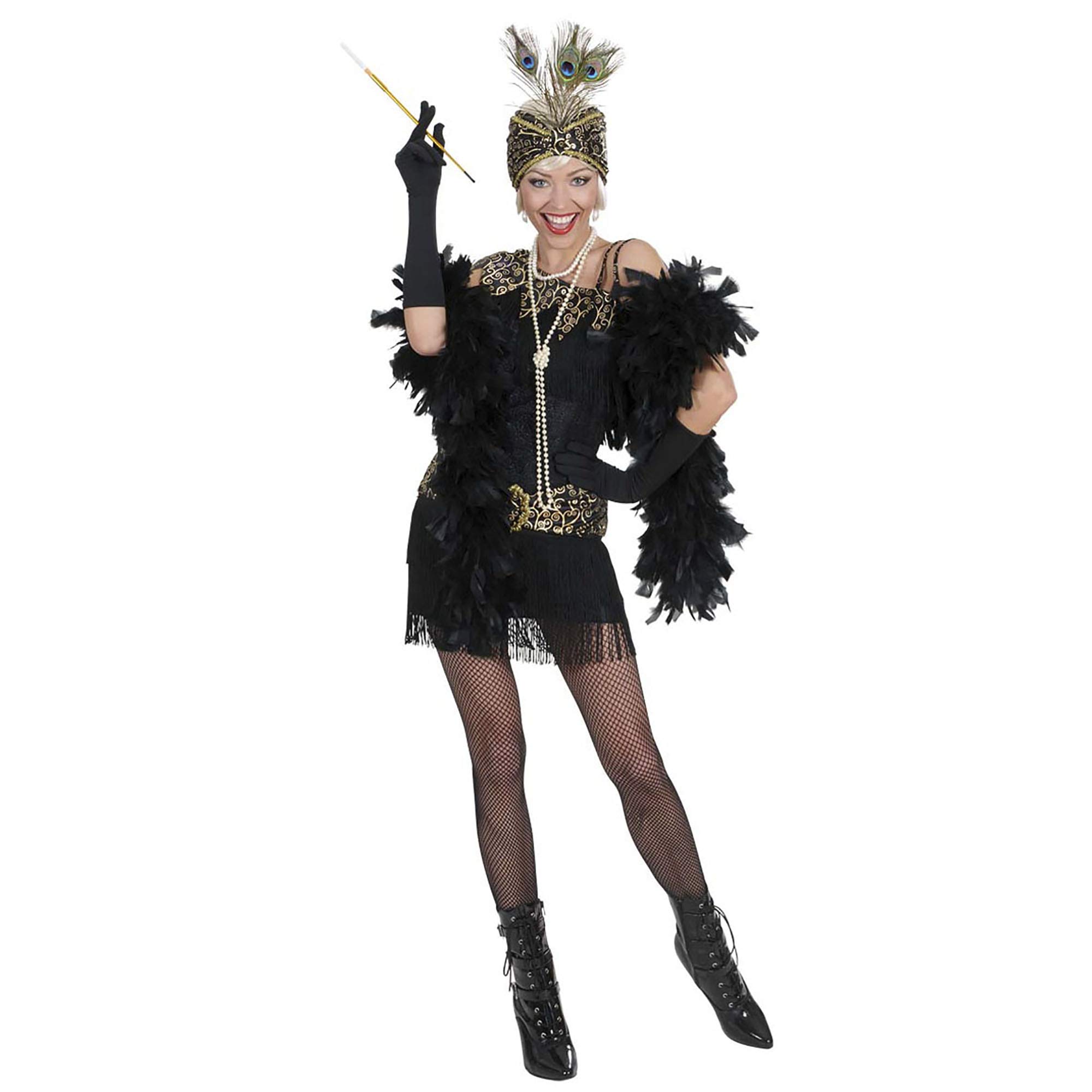 Widmann Rainbow Girl Kostüm – Sexy 60er/70er Jahre Kleid Für Motto-Partys, Größe L