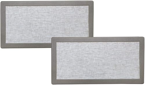 J&V TEXTILES Hillside - Alfombrilla de cocina antifatiga de gran tamaño resistente al aceite y a las manchas (paquete de 2 unidades), color beige