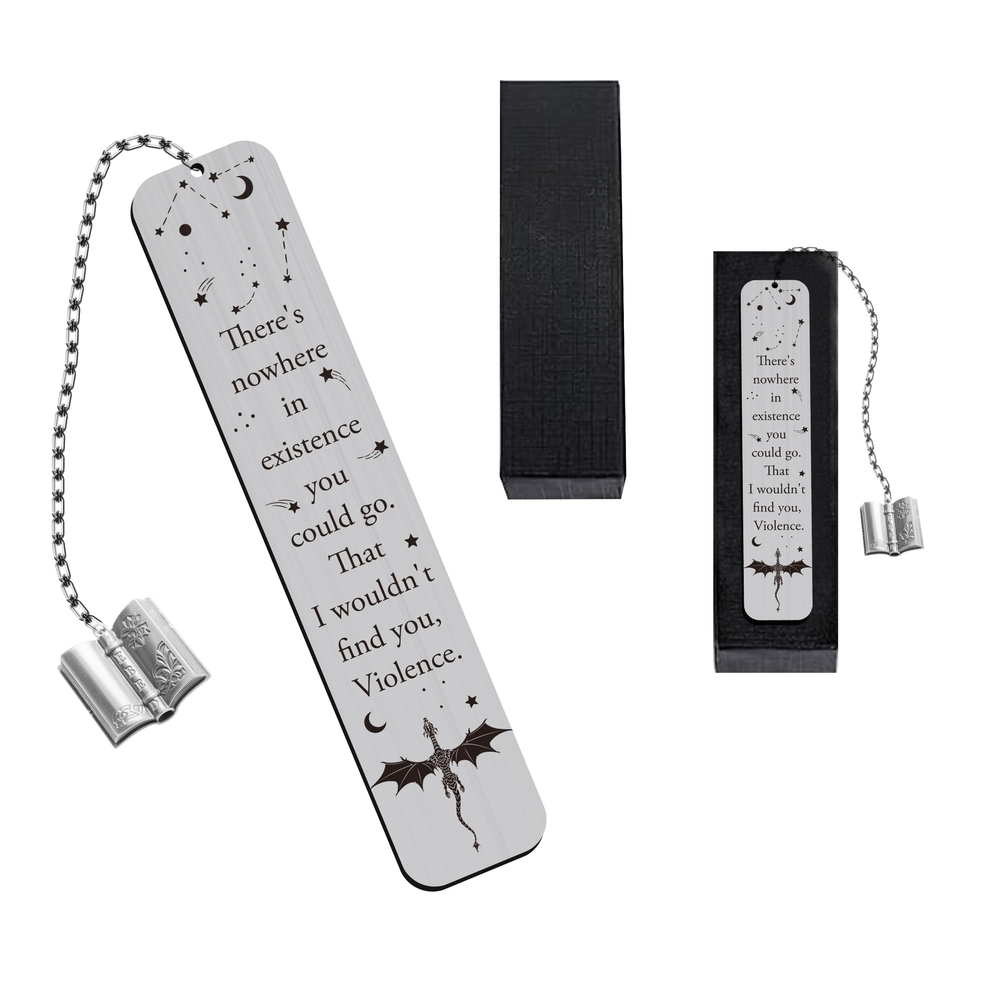 Dragon Cool Fourth Wing Bookmark - Fantasy Novel Lovers Dragon Bookmarks Gifts Novel Fans Bookworm Teacher Page Markers Book Lovers for Men Books Accessories Students Birthday Gifts