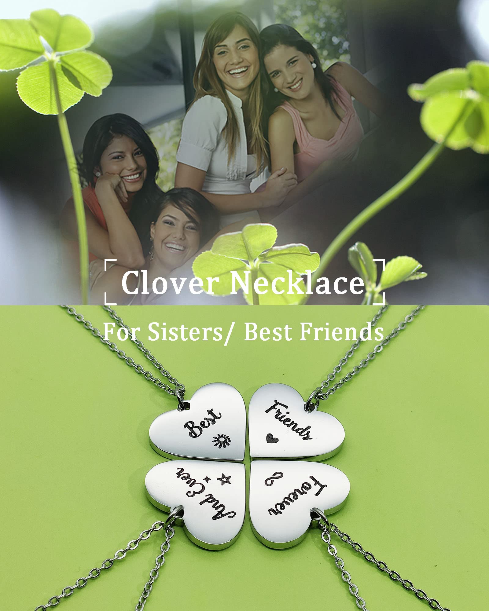 Sisters Necklaces For Best Friends Forever And