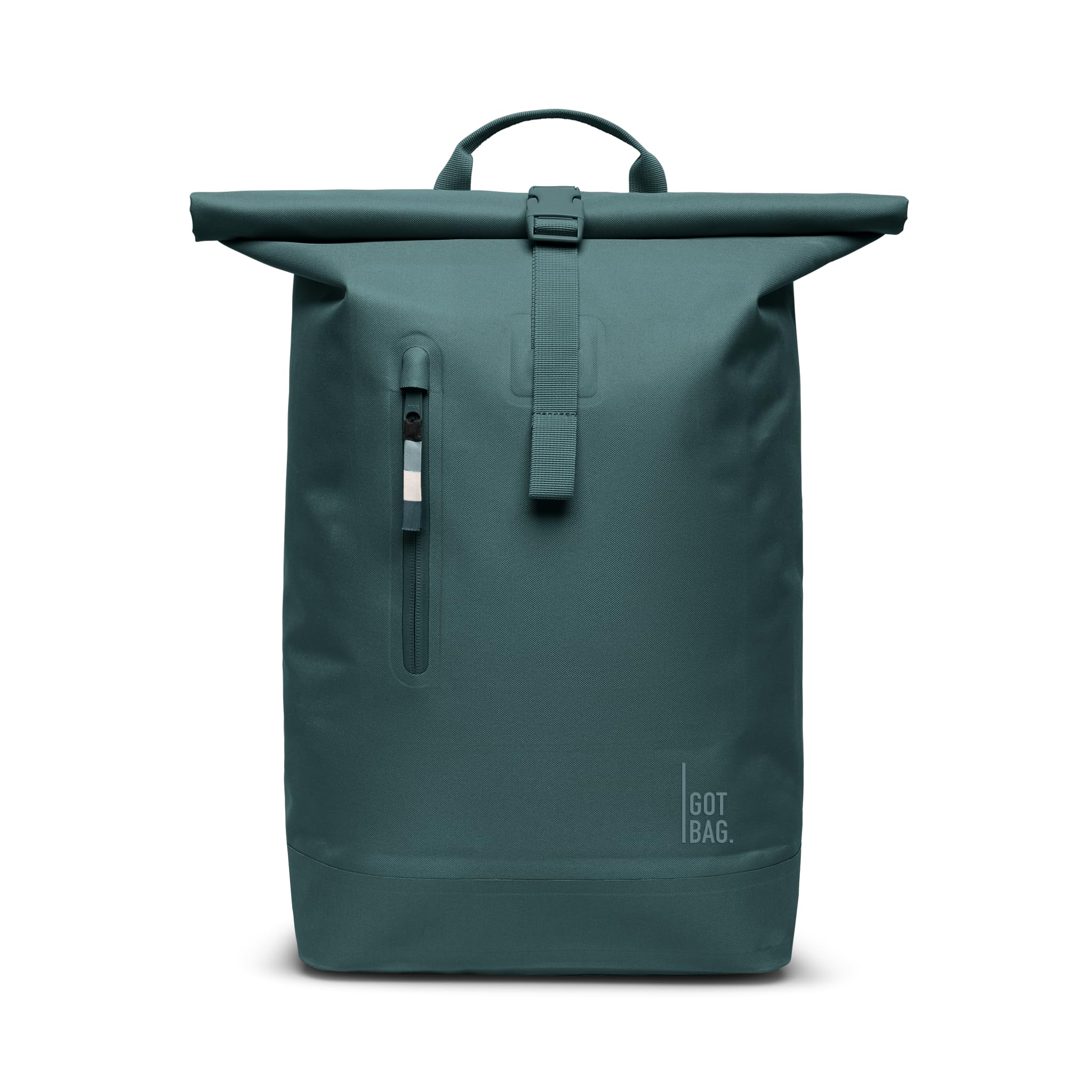 GOT BAG Rolltop Lite 2.0 Backpack with 16 Inch Laptop Compartment Waterproof for Work, Travel, Sea Teal, 42 x 32 x 15 cm, Travel Backpacks