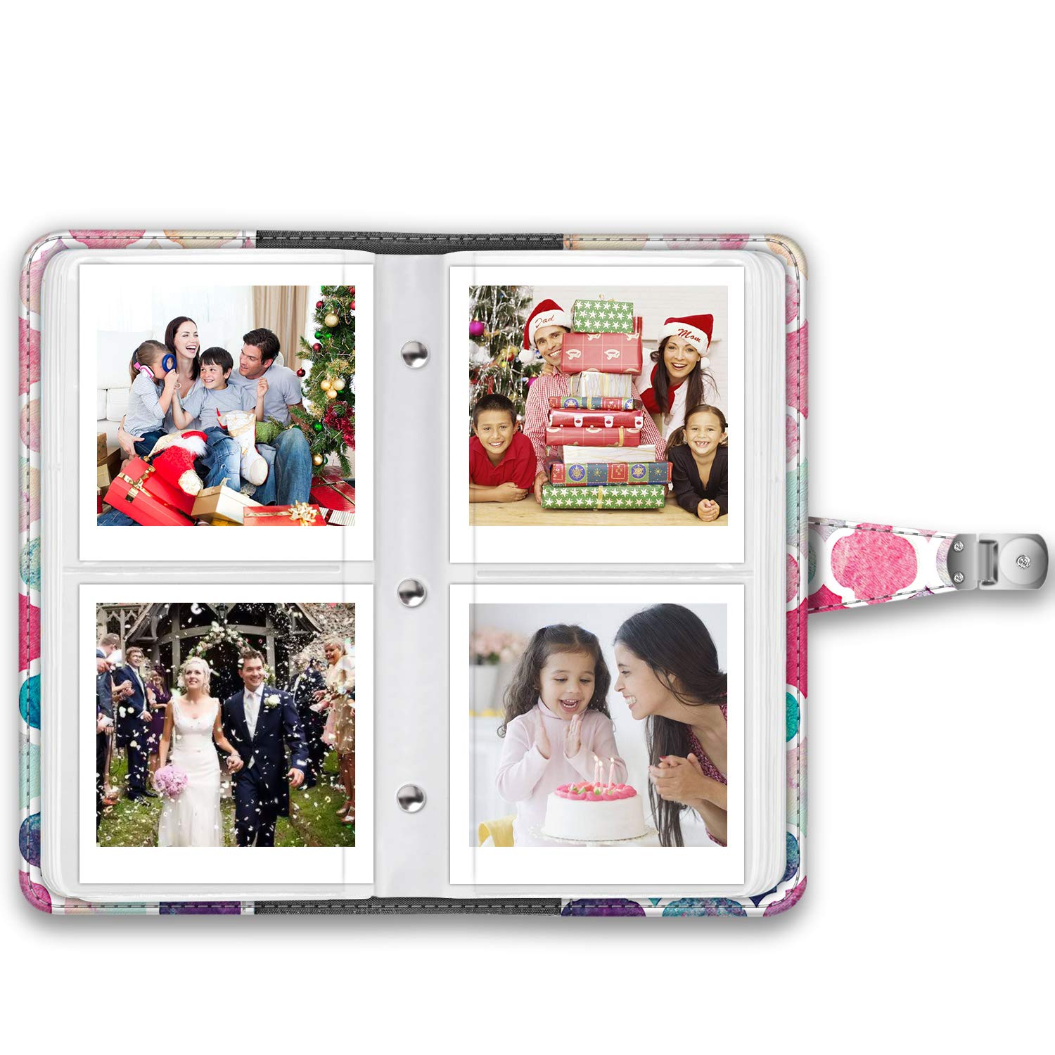 Amazon.com: Fintie Wallet Photo Album for 3.4 x 2.8 Inch Film - 64