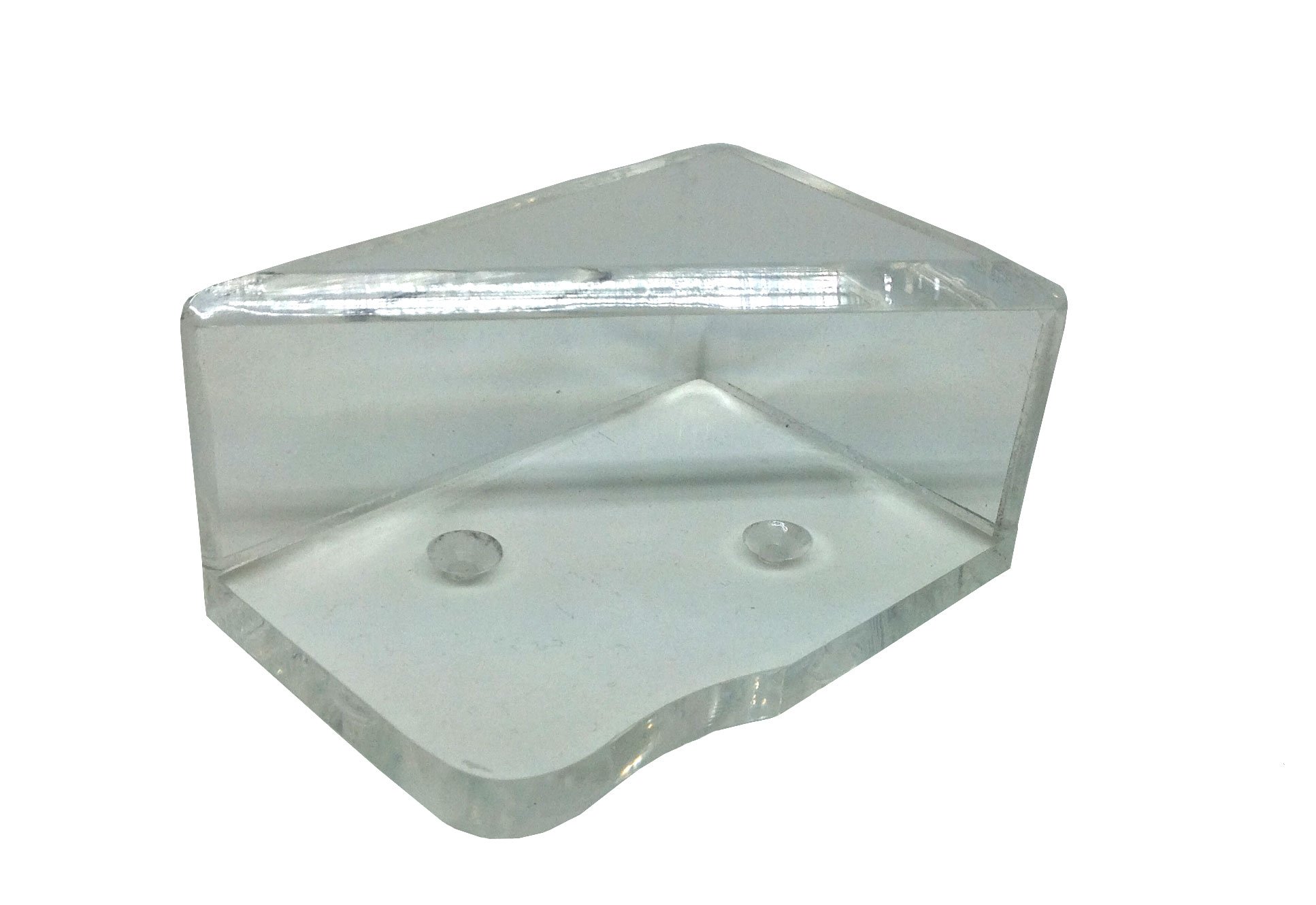 New 2 Deck CASINO BLACKJACK DEALER'S CLEAR TRANSPARENT DISCARD TRAY CASINO STYLE