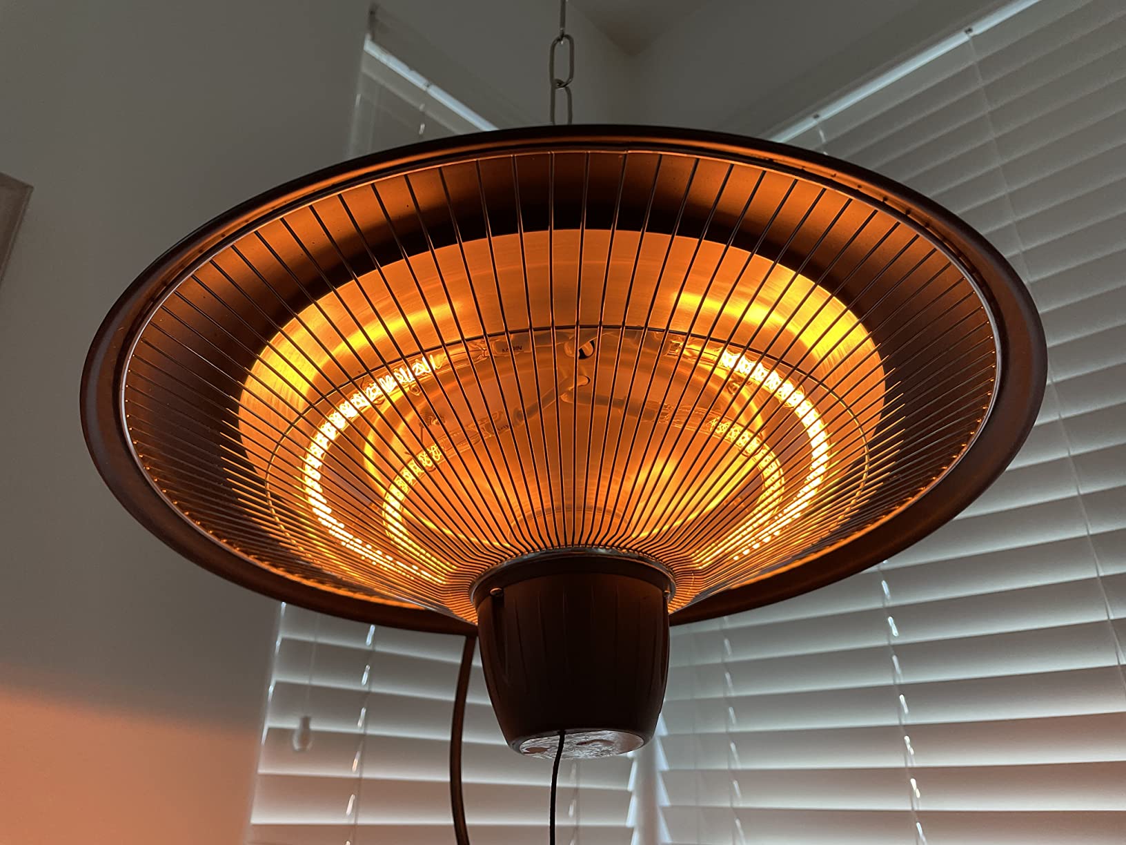 12/mo Finance 1500W Hanging Infrared Heater, Outdoor Patio Ceiling