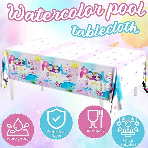 Miniatura 6 de Lenyunge Decoraciones para baby shower, mantel floral de calabaza, 3 piezas, plástico impermeable, con texto en inglés "A Little Pumpkin is On The