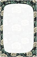 Vista 3 de Fitted Crib Sheets White Roses Mini Crib Sheets for Boy & Girl Toddler Mattress Sheets Playard Sheet 21216581