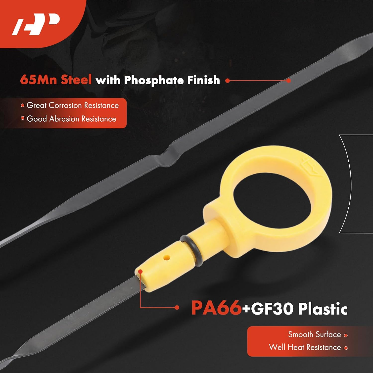 A-Premium Engine Oil Dipstick Compatible with Volkswagen Routan 2009 2010, Engine Oil Measuring Rod Dip Stick