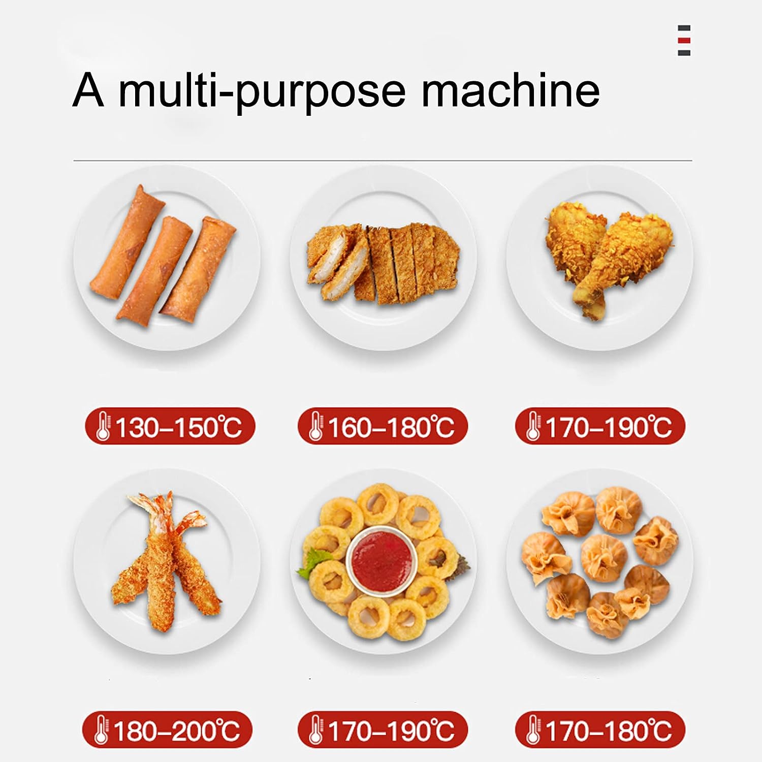 10 Liter 2500W Stainless Steel Fryer, Commercial Electric Fryer Countertop Oil Fryer With Temperature Control For Restaurant And Home Use